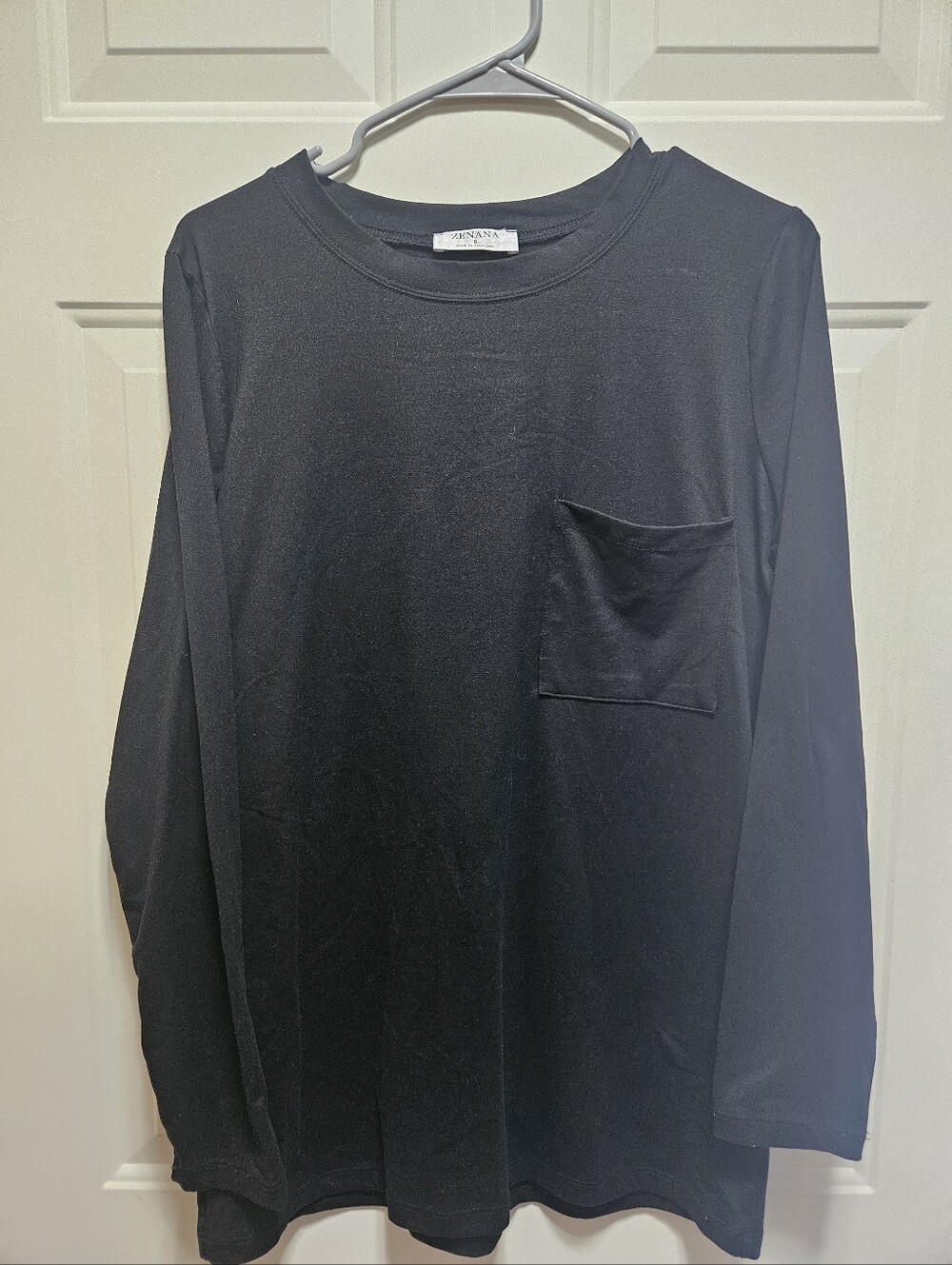 Zenana Butter Soft Long Sleeve Pocket Tee